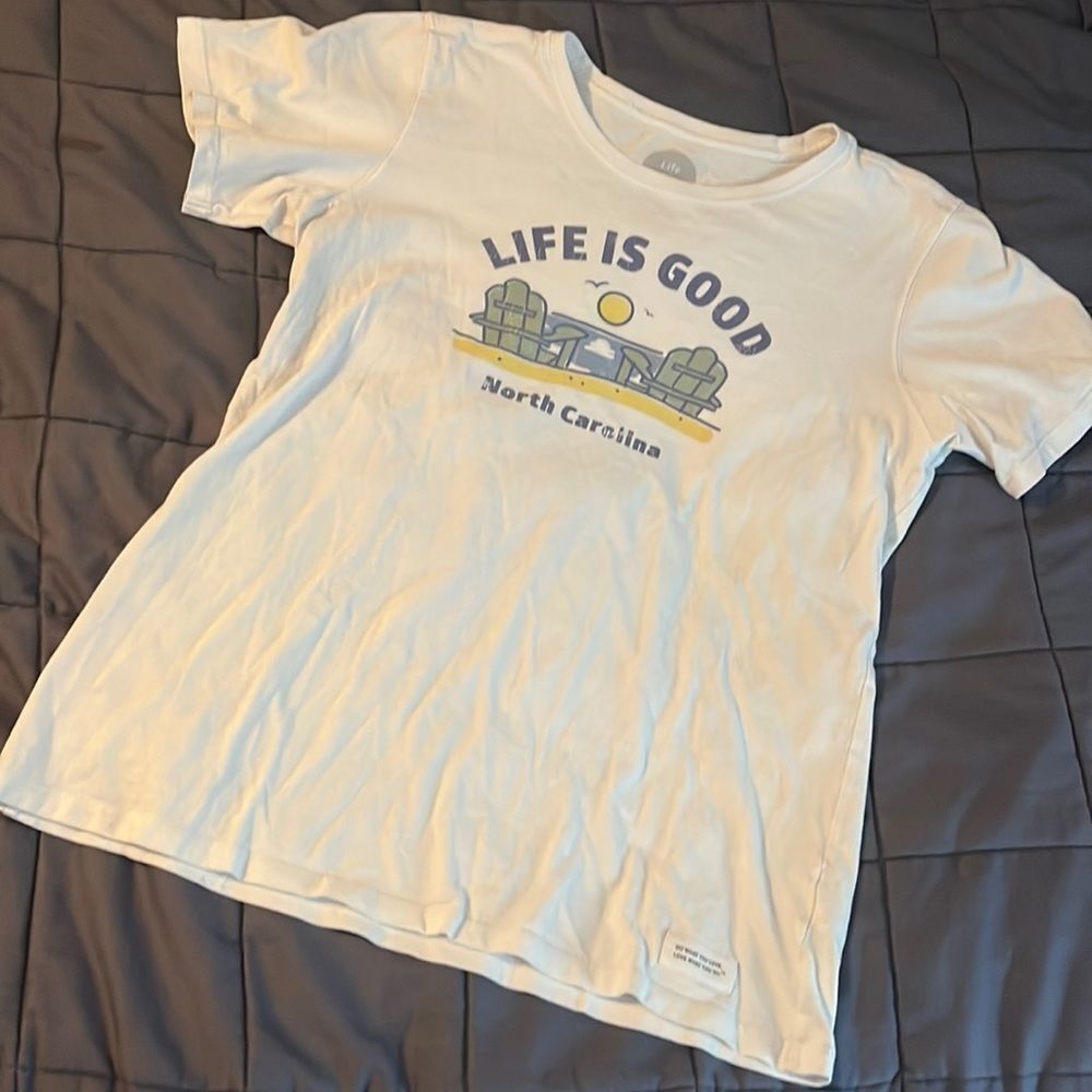 Life Is Good North Carolina Tee Shirt